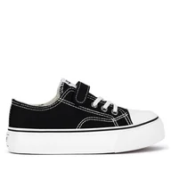 Buty dla dziewczynek - Trampki Sprandi YL201406(IV)DZ Czarny - miniaturka - grafika 1