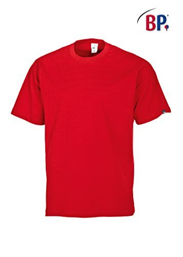 BP 1221-170-81-L koszulka unisex, rękaw 1/2, okrągły dekolt, długość 70 cm, 160,00 g/m² czysta bawełna, czerwony, L
