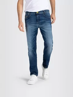 Spodnie męskie - MAC Dżinsy "MacFlexx" - Regular fit - w kolorze niebieskim - grafika 1
