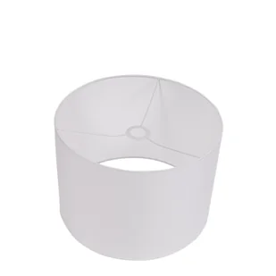 Abażur do lampy 26 x 26 x 21 cm biały - Oprawy, klosze i abażury - miniaturka - grafika 1
