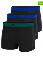 Majtki męskie - adidas Bokserki (3 pary) w kolorze czarnym - miniaturka - grafika 1
