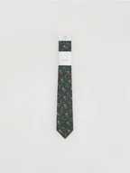 Paski - Reserved - Świąteczny krawat - ciemny turkus - miniaturka - grafika 1