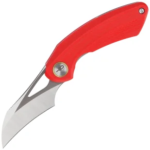 Nóż składany Bestech Bihai Red G10, Grey DLC Stonewash / Satin 14C28N by Ostap Hel (BG53C-2) - Noże - miniaturka - grafika 1