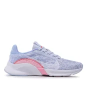 Buty sportowe damskie - Buty na siłownię Nike Superrep Go 3 Nn Fk DH3393 005 Niebieski - miniaturka - grafika 1