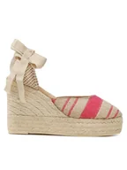Espadryle damskie - Manebi Espadryle Wedge Espadrilles G 4.5 Wv Beżowy - miniaturka - grafika 1