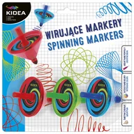 Dekoratorstwo - Kidea, Wirujące markery, 3 szt. - miniaturka - grafika 1