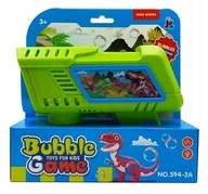 Bańki mydlane - Aparat Do Baniek Pistolet Motyw Dinozaura Mocny Pistolet Na Bańki Zabawka - miniaturka - grafika 1