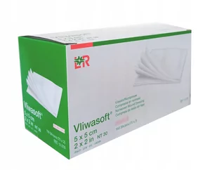 L&R - Kompres włókninowe ster. Vliwasoft  5x5 (75x2) - Apteczki i materiały opatrunkowe - miniaturka - grafika 1