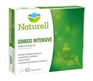 Naturell ginko intensive x 60 tbl - Układ nerwowy - miniaturka - grafika 1