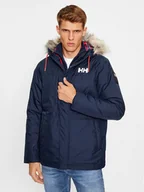 Kurtki męskie - Helly Hansen Parka Coastal 53995 Granatowy Regular Fit - miniaturka - grafika 1