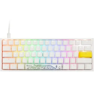 Ducky ONE 2 Pro Mini White Edition Klawiatura Gamingowa RGB LED - Kailh Red (US) - Klawiatury - miniaturka - grafika 1