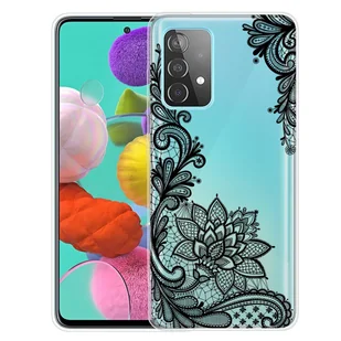 Etui König Design kompatybilne z Samsung Galaxy A52 4G / 5G / A52s plastikowe, miękkie etui na telefon - przezroczyste etui na telefon - Etui i futerały do telefonów - miniaturka - grafika 1