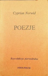Norwida Poezje - Poezja - miniaturka - grafika 1