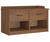 Ławki do przedpokoju - Szafka z siedziskiem drewno orzechowe W3-G49 - miniaturka - grafika 1