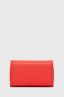 Portfele - Answear Lab portfel skórzany damski kolor czerwony - miniaturka - grafika 1