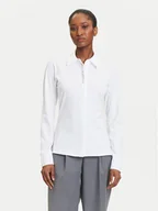 Koszule damskie - KARL LAGERFELD Koszula A3W17103 Biały Slim Fit - miniaturka - grafika 1