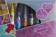 Kredki, ołówki, pastele i pisaki - Kredki dwustronne jumbo Princess, 16 kolorów - miniaturka - grafika 1