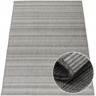 Dywany - Dywan Party 80 x 150 cm paski ciemny szary Dywan Party 80 x 150 cm paski ciemny szary - miniaturka - grafika 1