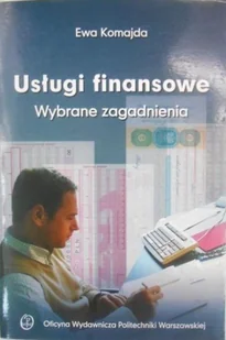 Usługi finansowe wybrane zagadnienia - Biznes - miniaturka - grafika 1