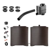 Zbiorniki na deszczówkę - Zbiornik na deszczówkę Signa 2 szt mokka+ łapacz wody + zestaw rozszerzający - miniaturka - grafika 1