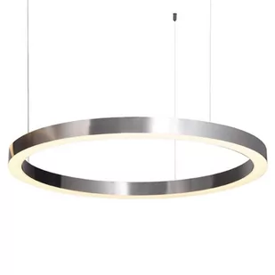 KKS Geometryczna LAMPA wisząca CIRCLE KKST-8848-120 NIKIEL metalowa OPRAWA zwis LED 51W 3000K - Lampy sufitowe - miniaturka - grafika 1