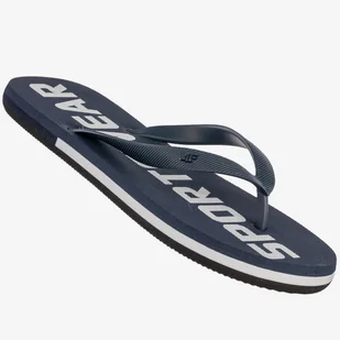 Japonki Męskie 4F Buty Na Basen Plażę Letnie Lekkie Wygodne Granatowe H4L22-KLM006-32S 40 - Klapki i japonki męskie - miniaturka - grafika 1