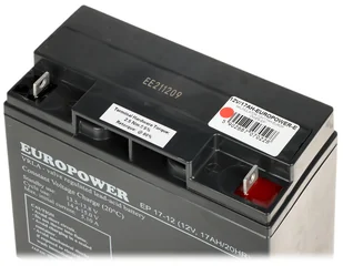 Akumulator 12V/17AH-EUROPOWER-EP - Akcesoria do monitoringu - miniaturka - grafika 1