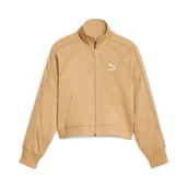 Bluzy damskie - Bluza damska Puma T7 beżowa 62146484-40 - miniaturka - grafika 1