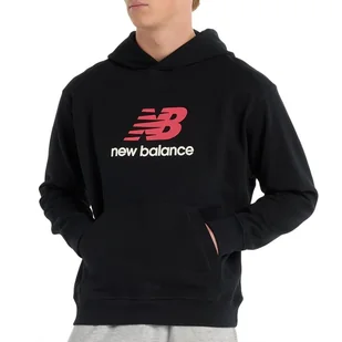 Bluza New Balance MT51512BK - czarna - Bluzy męskie - miniaturka - grafika 1