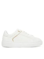 Buty dla dziewczynek - Tommy Hilfiger Sneakersy Low Cut Lace Up Sneaker T3A9-33982-1355 D Biały - miniaturka - grafika 1