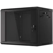 Szafy rack - Szafa RACK GEMBIRD 19" 9U 19WM-FP6409 600 x 450 mm, Wisząca Czarny 19WM-FP6409 - miniaturka - grafika 1