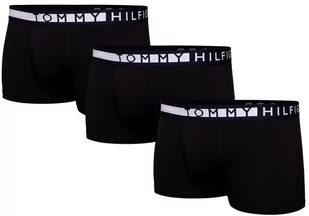 Tommy  Hilfiger Bokserki Męskie Trunk 3 Pary Black Um0Um01234 0R9 M - Majtki męskie - miniaturka - grafika 1