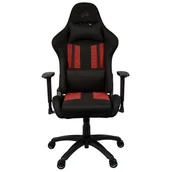 Fotele gamingowe - Fotel CORSAIR TC100 Relaxed Leatherette Czarno-Czerwony - miniaturka - grafika 1