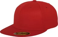 Czapki damskie - Flexfit Premium 210 Fitted czapka dla dorosłych czerwony czerwony L-XL 6210 - miniaturka - grafika 1