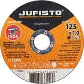Tarcze do pił - Tarcza do cięcia 125 x 1 x 22,2 mm inox Jufisto - miniaturka - grafika 1
