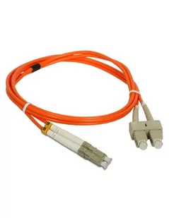 ACT FO Patch cord MM LC-SC duplex 50/125 5.0m FOC-LCSC-5MMD-5 FOCLCSC5MMD5 - Kable miedziane - miniaturka - grafika 1