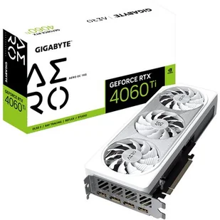 GIGABYTE GeForce RTX 4060 Ti AERO OC 16G - Karty graficzne - miniaturka - grafika 1