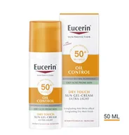 Kremy do twarzy - Eucerin, Sun Oil Control Face Protection Sun Cream for Oily & Blemish Prone Skin SPF 50+, Krem do twarzy, 50ml - miniaturka - grafika 1