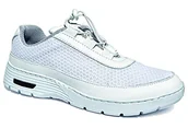 Skarpetki dla dzieci - Gima - Profesjonalne buty HF100, trampki, unisex, antypoślizgowe, antystatyczne, wodoodporne i ultralekkie, wykonane z oddychającej tkaniny z mikrofibry, z elastycznymi koronką, białym kolorem, - miniaturka - grafika 1