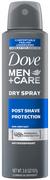 Dezodoranty i antyperspiranty męskie - Dove Men Care Post Shave Antyperspirant Spray - miniaturka - grafika 1