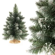 Choinki - Choinka sztuczna SOSNA DIAMENTOWA SREBRNA 55 cm - miniaturka - grafika 1