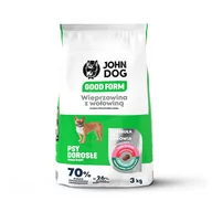 Sucha karma dla psów - John Dog Good Form Adult wieprzowina z wołowiną 3 kg - miniaturka - grafika 1