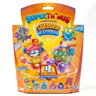 Super Things 4 Figurki + 2 Pojazdy Guardians Of Kazoom S9 Pack3Of6 - Figurki dla dzieci - miniaturka - grafika 1