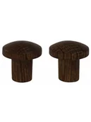 Dekoracje domu - Home>it Wooden knob Ø25 mm - smoked oak - 2 pcs. - miniaturka - grafika 1