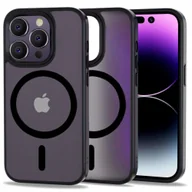 Etui i futerały do telefonów - Tech-Protect Magmat Magsafe iPhone 14 Pro Matte Black - miniaturka - grafika 1
