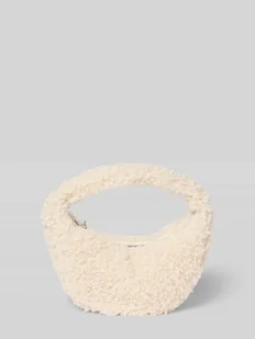 Torba na ramię z obszyciem z futerka model ‘Sherpa’ - Torebki damskie - miniaturka - grafika 1