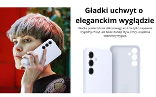 Etui Samsung EF-PA556TBEGWW A55 5G A556 czarny/black Silicone Cover - Etui i futerały do telefonów - miniaturka - grafika 9