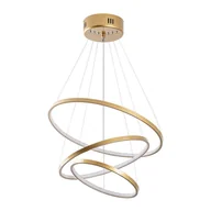 Lampy sufitowe - Lampa wisząca LED w kolorze złota ø 50 cm Simit – Opviq lights - miniaturka - grafika 1