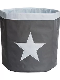 STORE IT Kosz w kolorze szaro-białym - wys. 44 x Ø 44 cm - Pudła i pojemniki do przechowywania - miniaturka - grafika 1