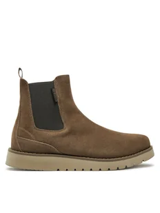 Napapijri Sztyblety NP0A4IKO Brązowy - Botki męskie - miniaturka - grafika 1